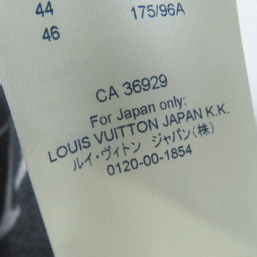 極美品◎LOUIS VUITTON ルイヴィトン 20AW モノグラム スリーブレス Aライン ドレス／ワンピース ダークグレー ライトピンク 36 正規品