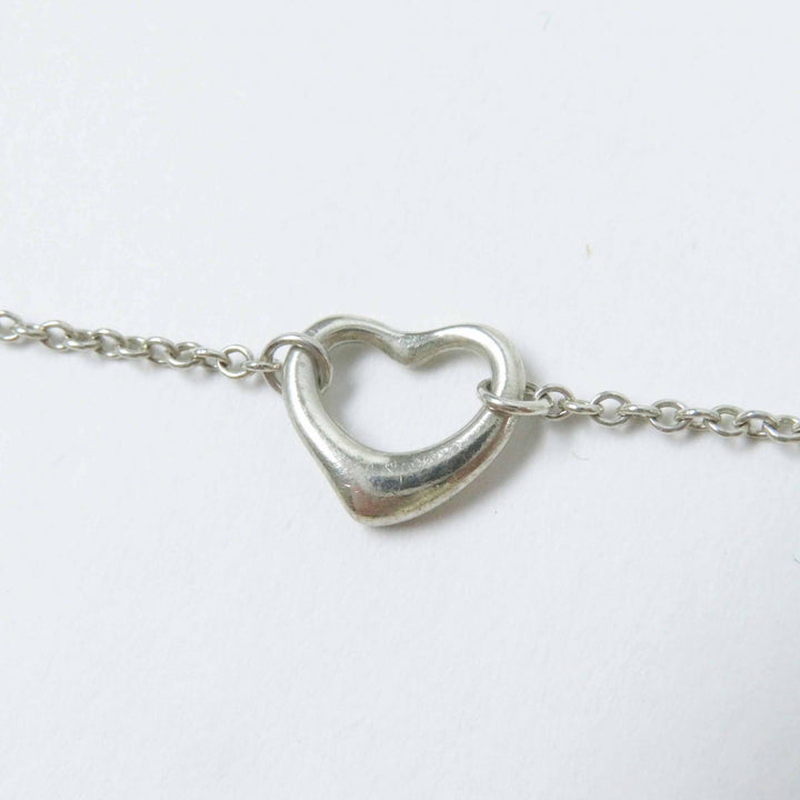 良品◎TIFFANY&amp;Co. ティファニー オープンハート 5P ブレスレット アクセサリー SV925 シルバー 重量3.7g レディース