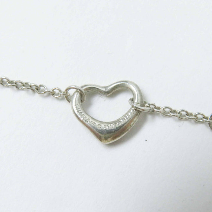 良品◎TIFFANY&amp;Co. ティファニー オープンハート 5P ブレスレット アクセサリー SV925 シルバー 重量3.7g レディース