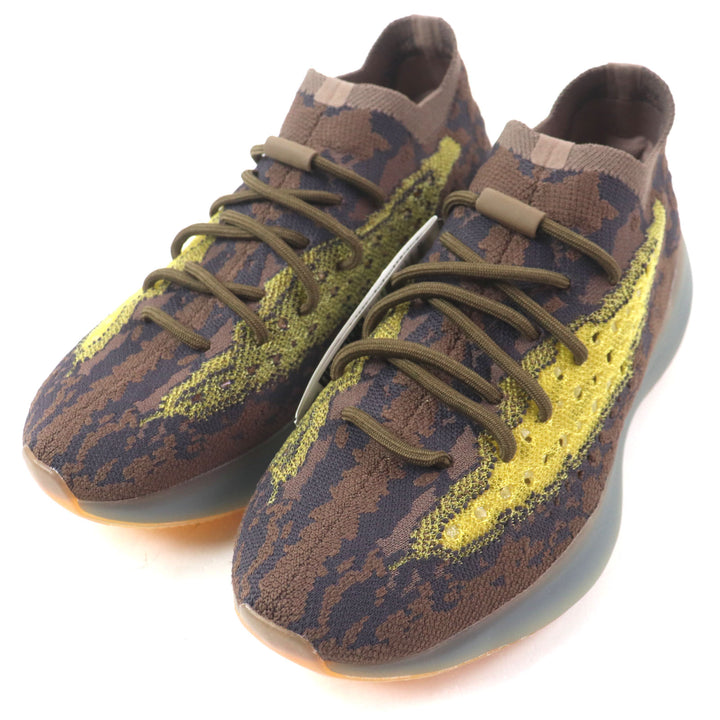 未使用品▼adidas YEEZY アディダスイージー FZ4982 YEEZY BOOST 380 メッシュスニーカー ブラウン イエロー 27.5 箱付き メンズ