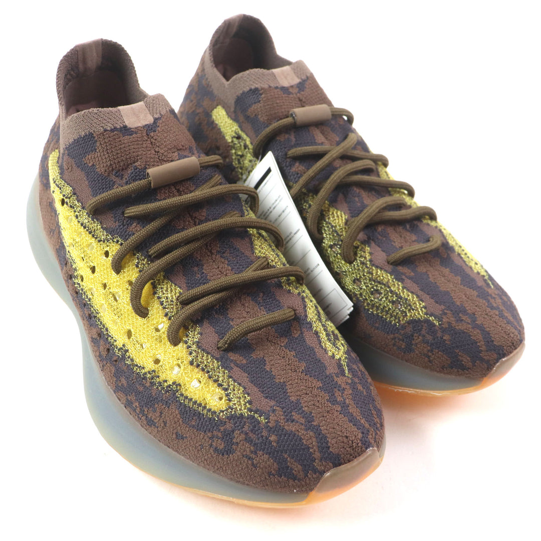 未使用品▼adidas YEEZY アディダスイージー FZ4982 YEEZY BOOST 380 メッシュスニーカー ブラウン イエロー 27.5 箱付き メンズ