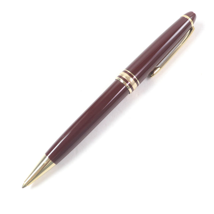 良品□MONTBLANC モンブラン マイスターシュテュック クラシック ツイスト式 ボールペン ボルドー ゴールド ドイツ製 筆記確認済み