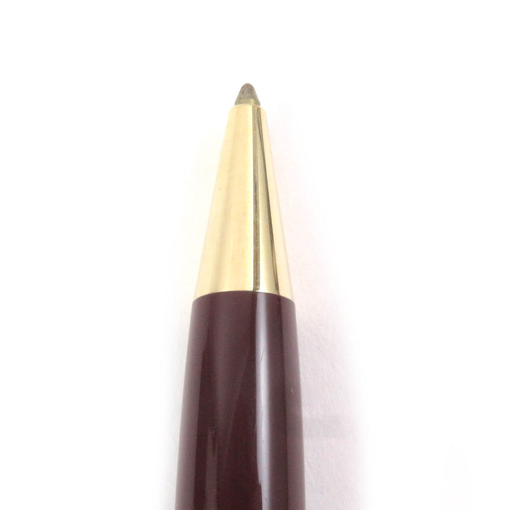 良品□MONTBLANC モンブラン マイスターシュテュック クラシック ツイスト式 ボールペン ボルドー ゴールド ドイツ製 筆記確認済み