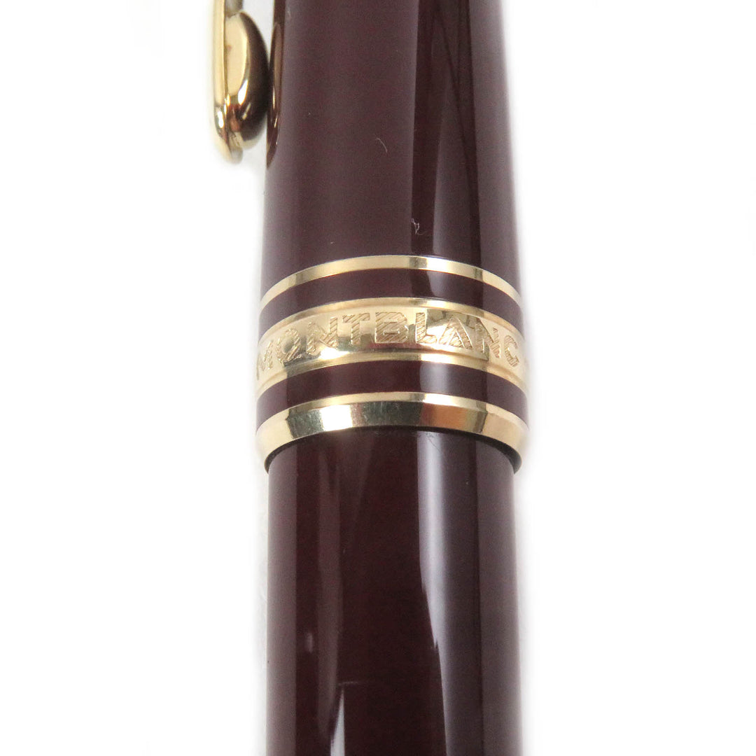 良品□MONTBLANC モンブラン マイスターシュテュック クラシック ツイスト式 ボールペン ボルドー ゴールド ドイツ製 筆記確認済み