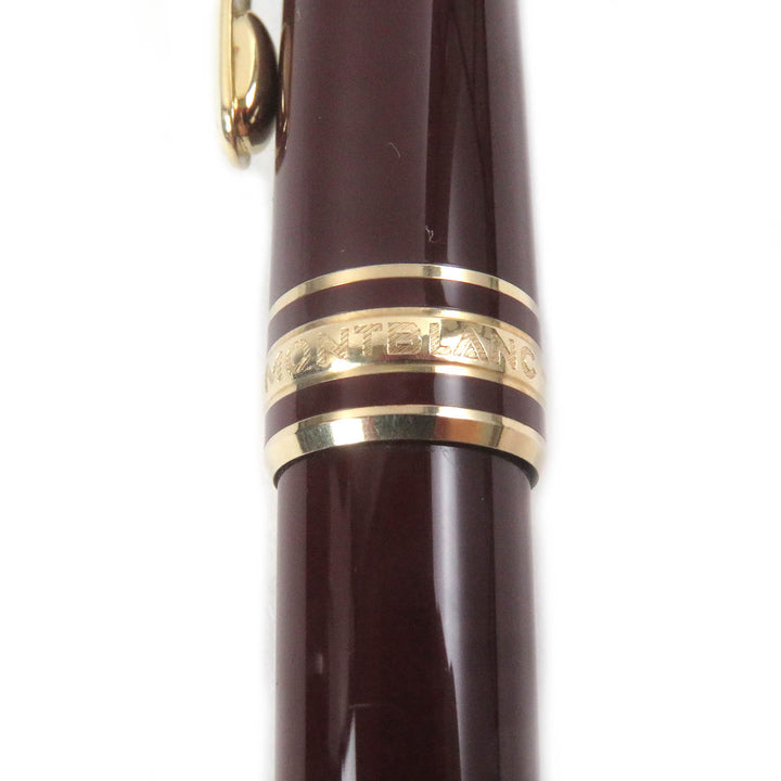 良品□MONTBLANC モンブラン マイスターシュテュック クラシック ツイスト式 ボールペン ボルドー ゴールド ドイツ製 筆記確認済み