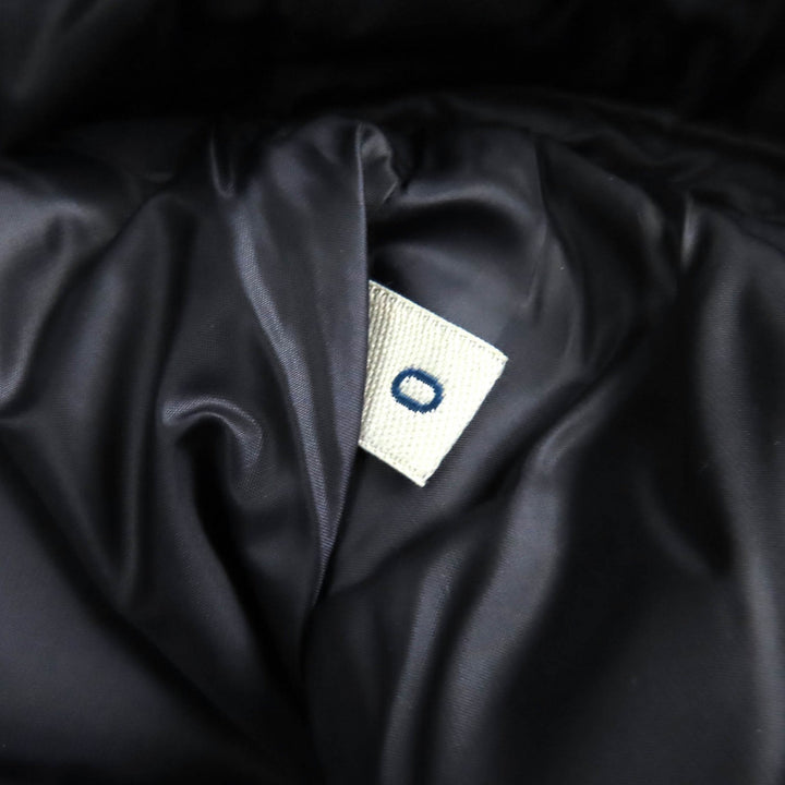 良品△MONCLER モンクレール WILLM ウィルム ロゴワッペン トリコロール フード付き ダブルジップ ダウンジャケット ネイビー 0 正規品
