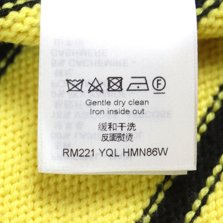 美品○LOUIS VUITTON ルイヴィトン 22SS HMN86W LVインタルシアフットボールニット Amen Break ロゴ刺繍 Vネック セーター S 正規 メンズ