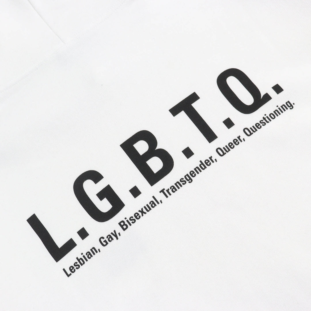 美品△BALENCIAGA バレンシアガ 21AW 651799 コットン100％ LGBTQロゴ レインボー刺繍 オーバーサイズ プルオーバー パーカー L 正規品