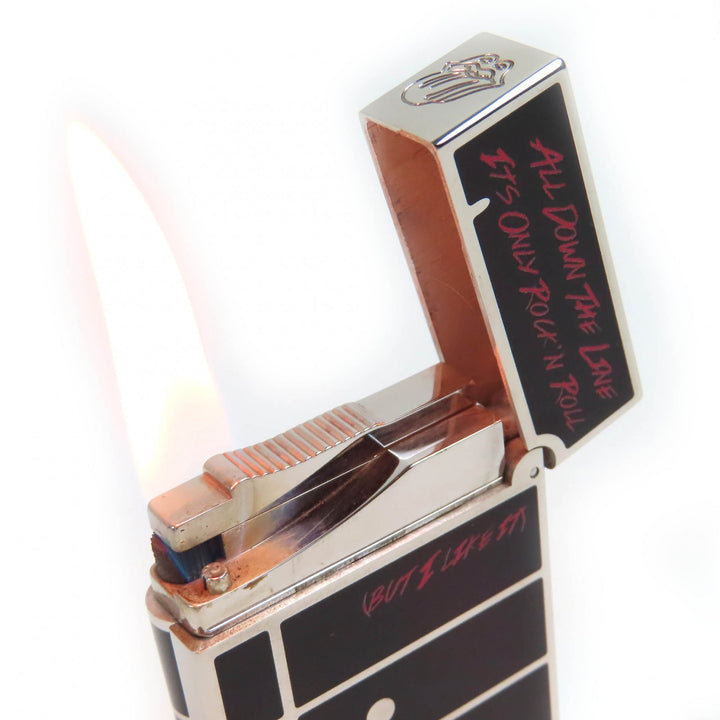 美品△Dupont デュポン 016153 ライン2 ローリングストーンズ プレステージ 限定 2015年 0311/1962 ローラー式 ガスライター 喫煙グッズ
