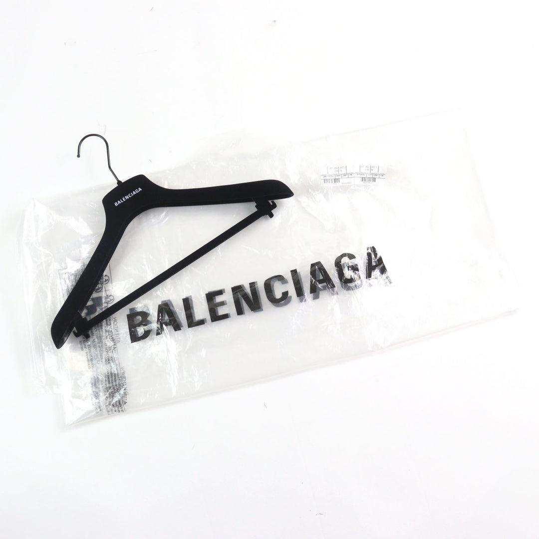 美品○BALENCIAGA バレンシアガ 23SS 699223 BLEACHED PLAID HOODED SHIRT フーデッド フランネル シャツジャケット S 正規品 メンズ