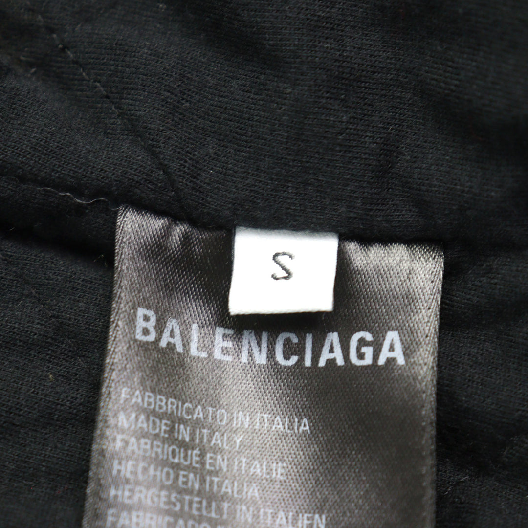 美品○BALENCIAGA バレンシアガ 23SS 699223 BLEACHED PLAID HOODED SHIRT フーデッド フランネル シャツジャケット S 正規品 メンズ