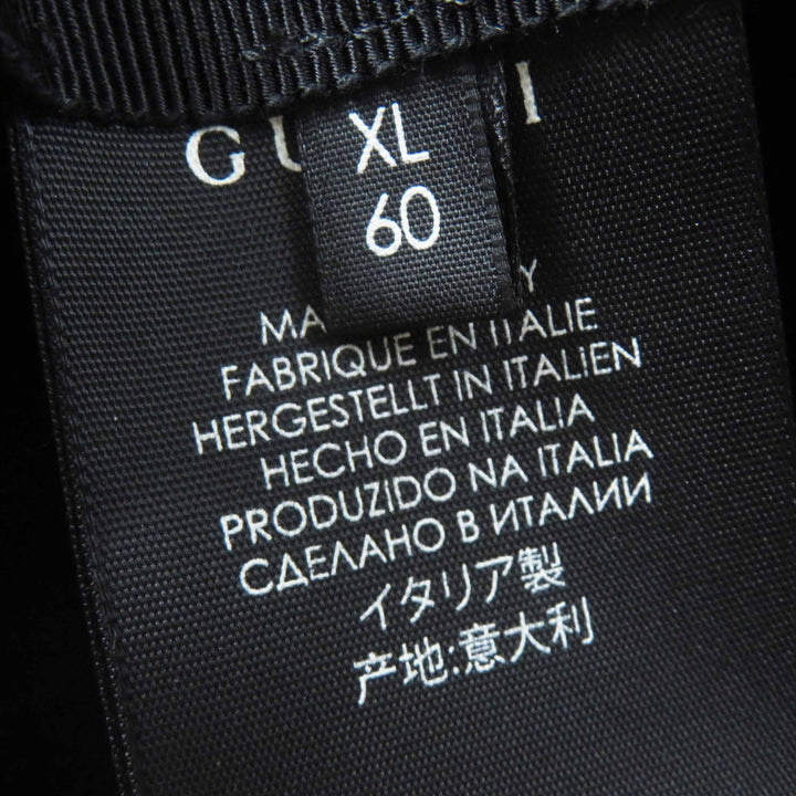 極美品◎GUCCI グッチ ラビットフェルト ワイドブリム ハット ブラック ダークネイビー XL 60 イタリア製 正規品 レディース