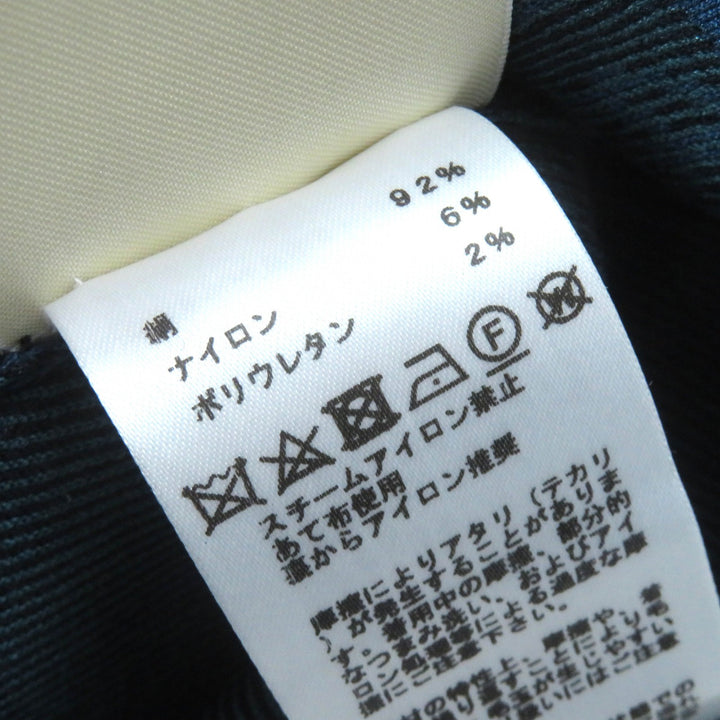 極美品△HERMES エルメス 22SS 2E2601D4 シルク シェーヌダンクル クリケティス柄 クルーネック 半袖ニット ブルー ブラック 40 正規品