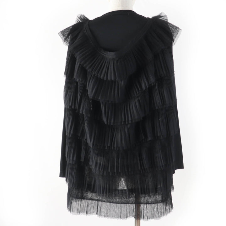 極美品☆COMME des GARCONS コムデギャルソン 2021年製 GH-T005 バックレイヤードデザイン ディアードチュール 長袖カットソー XS 正規品