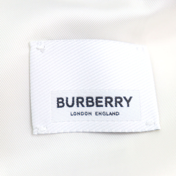 極美品○BURBERRY LONDON バーバリーロンドン 4559227 バイカラー 裏地ロゴ総柄 シングル ドッキング テーラードジャケット 44 正規品