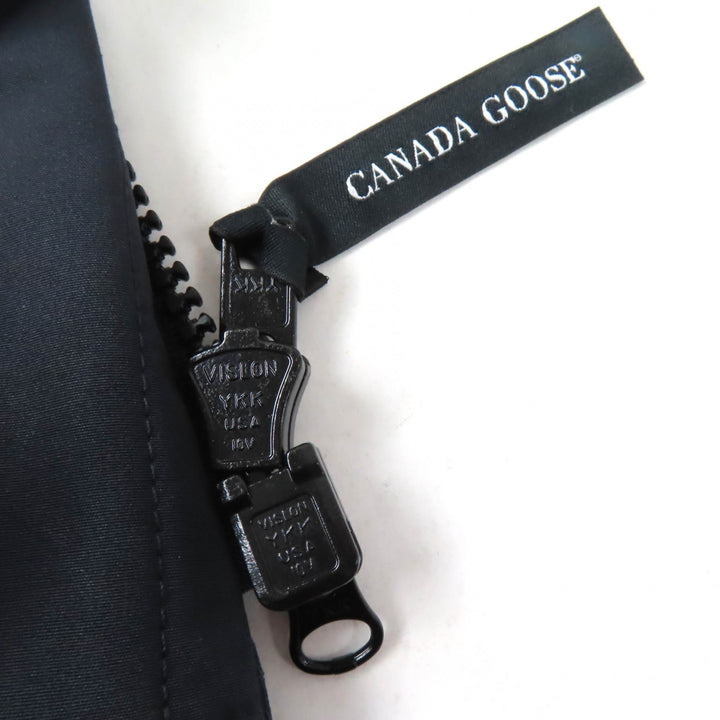 良品☆CANADA GOOSE カナダグース 2302JL MACKENZIE マッケンジーパーカ ファー・フード付 ダウンコート ネイビー S 正規品 レディース