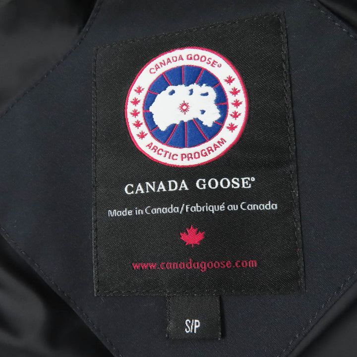 良品☆CANADA GOOSE カナダグース 2302JL MACKENZIE マッケンジーパーカ ファー・フード付 ダウンコート ネイビー S 正規品 レディース