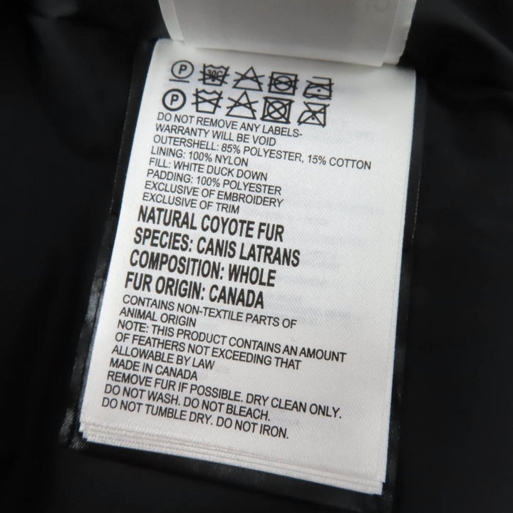 良品☆CANADA GOOSE カナダグース 2302JL MACKENZIE マッケンジーパーカ ファー・フード付 ダウンコート ネイビー S 正規品 レディース