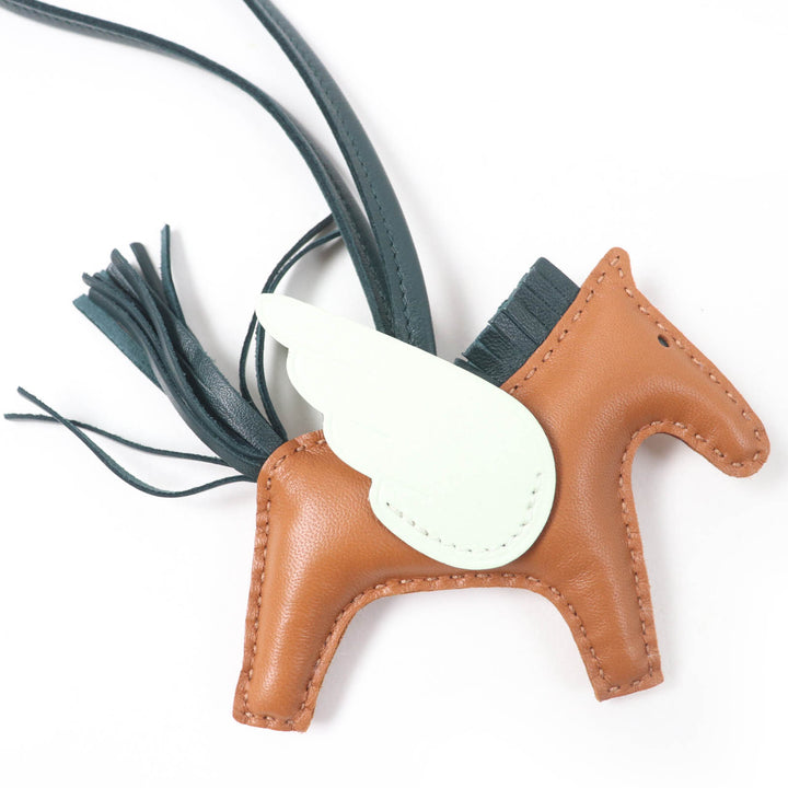 極美品☆HERMES エルメス ロデオチャーム ペガサスPM ゴールド ヴェールシプレ ヴェールフィズ アニョーミロ バッグチャーム U刻印