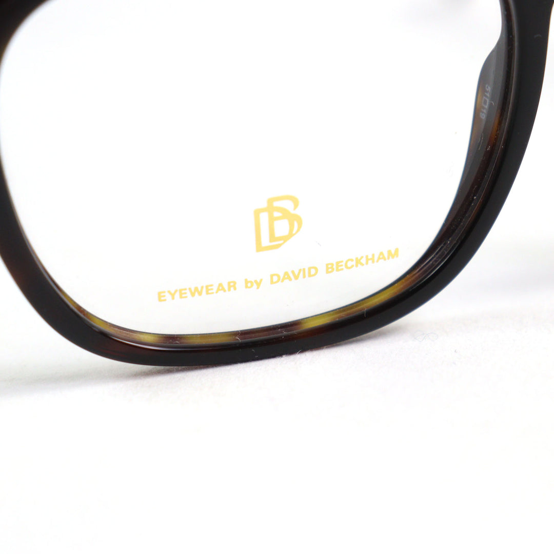 未使用品○EYEWEAR by DAVID BECKHAM アイウェア バイ デビッド・ベッカム DB 1084 DBモノグラム エンドチップ メガネ 眼鏡 べっ甲柄