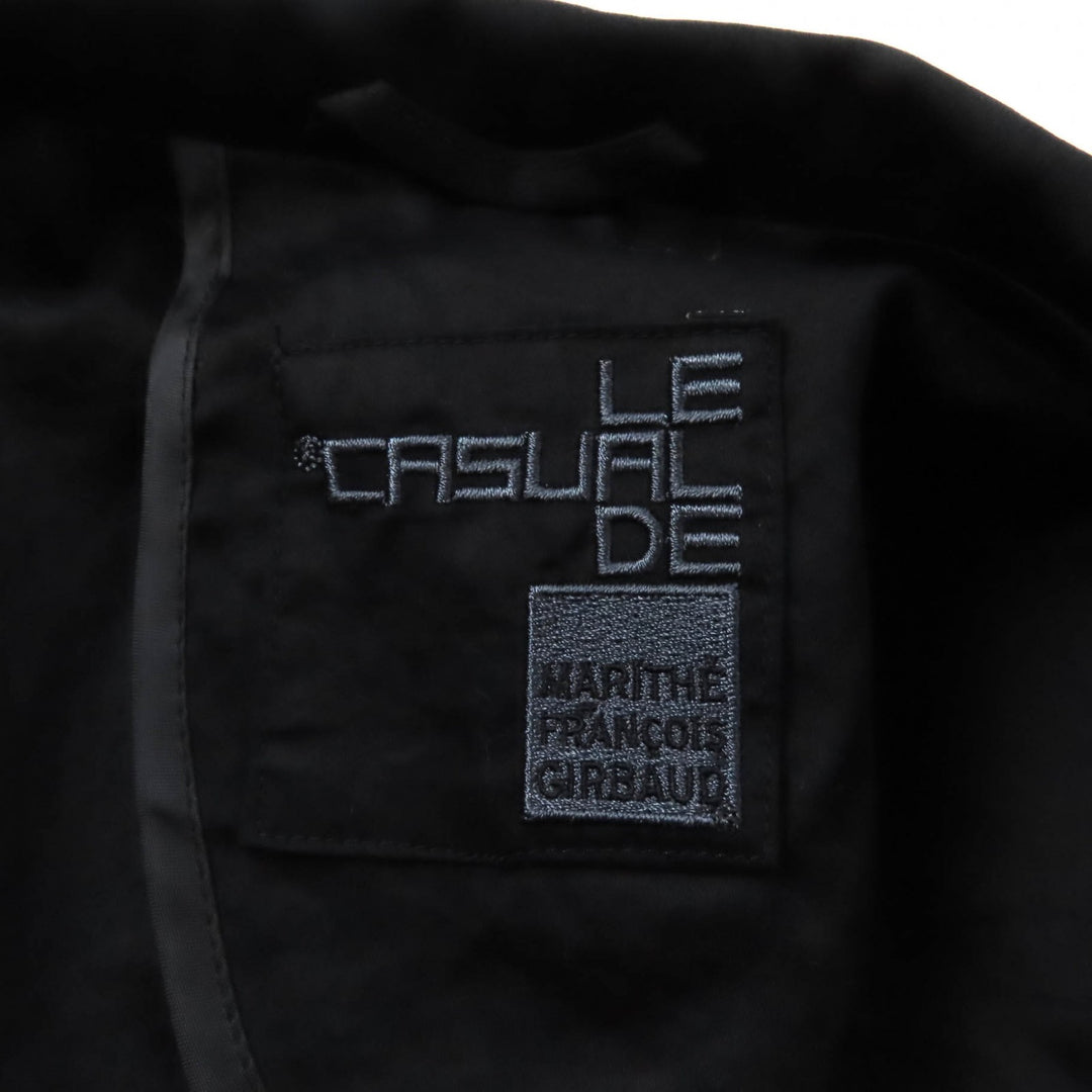 美品★MARITHE FRANCOIS GIRBAUD マリテフランソワジルボー F5-4731/F6-2608 ジャケット＋パンツ 2点set セットアップ ブラック M/S