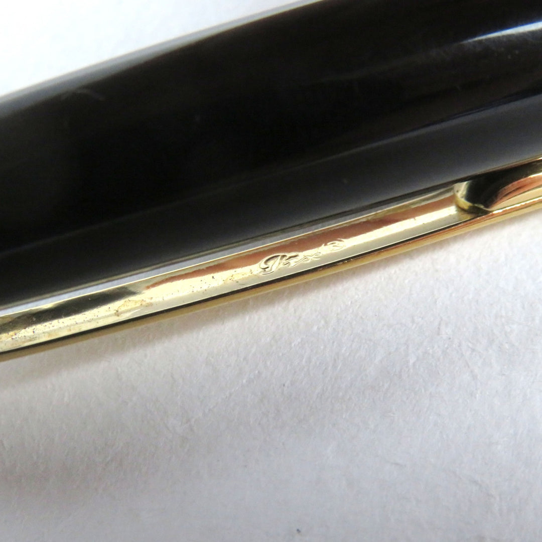 良品○MONTBLANC モンブラン マイスターシュテュック クラシック ロゴ刻印 ホワイトスター ツイスト式 ボールペン ドイツ製 筆記確認済み