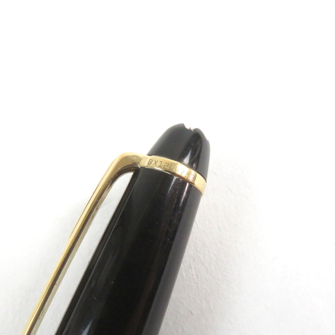 良品○MONTBLANC モンブラン マイスターシュテュック クラシック ロゴ刻印 ホワイトスター ツイスト式 ボールペン ドイツ製 筆記確認済み
