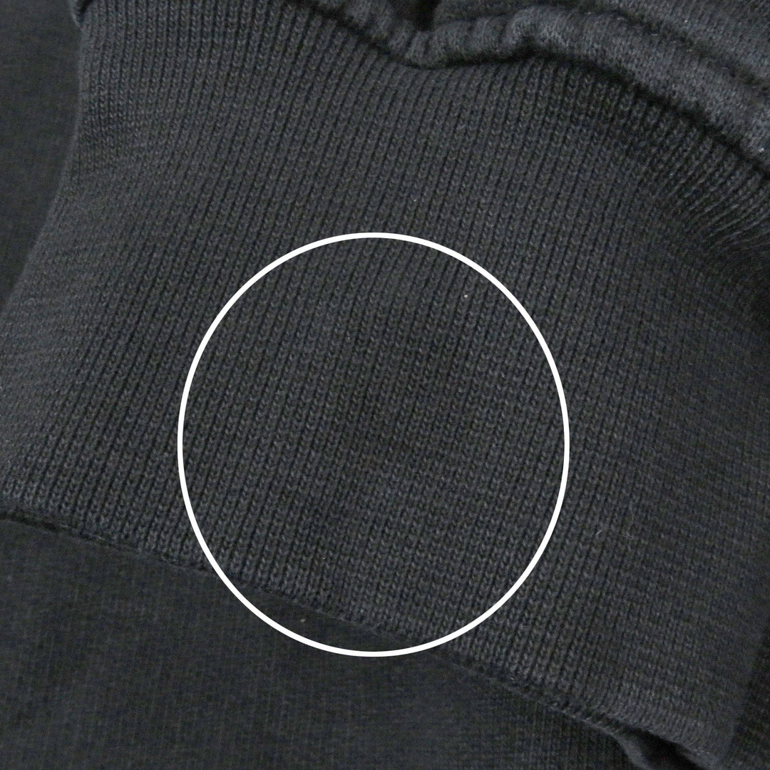 美品□BALENCIAGA バレンシアガ 17AW 485994 コットン100％ HOMME刺繍 オーバーサイズ トレーナー スウェットシャツ ブラック XL 正規品