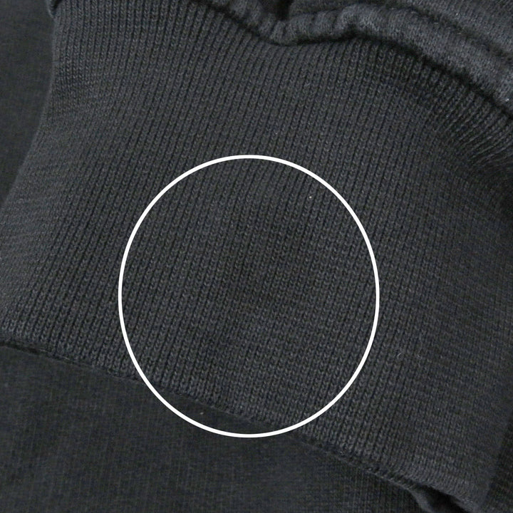 美品□BALENCIAGA バレンシアガ 17AW 485994 コットン100％ HOMME刺繍 オーバーサイズ トレーナー スウェットシャツ ブラック XL 正規品