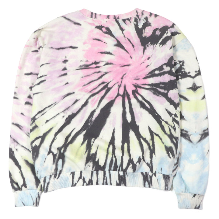 美品□CELINE セリーヌ 23SS 2Y53C647V LOOSE TIE DYE SWEAT SHIRT トレーナー スウェットシャツ ピンク系 S イタリア製 正規品 メンズ