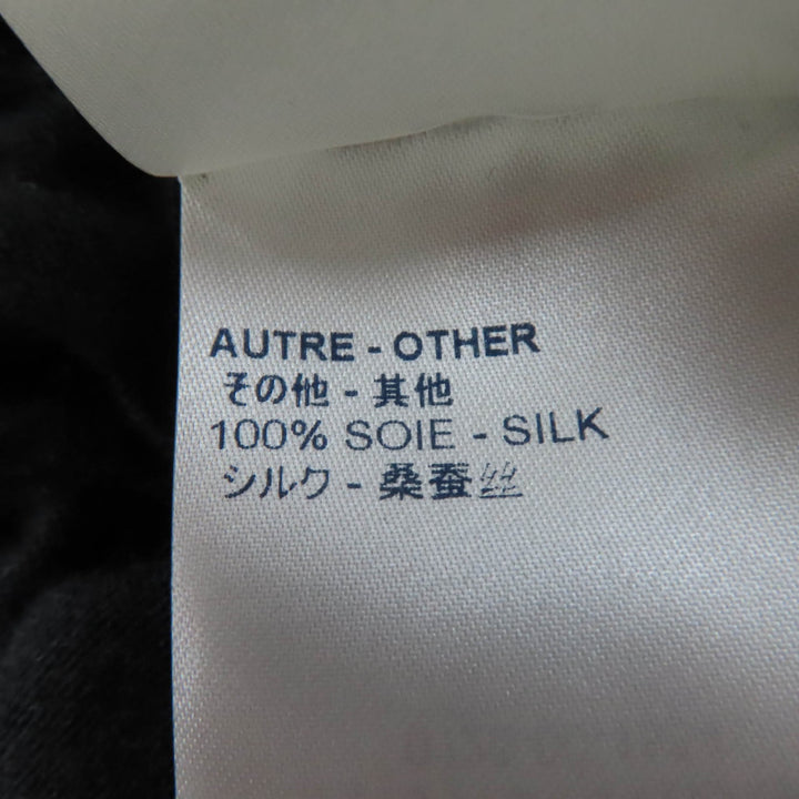 美品☆LOUIS VUITTON ルイヴィトン 19AW カシミヤ シルク混 フローラルプリント パフスリーブ 半袖ニット ブラックXS 正規品 レディース