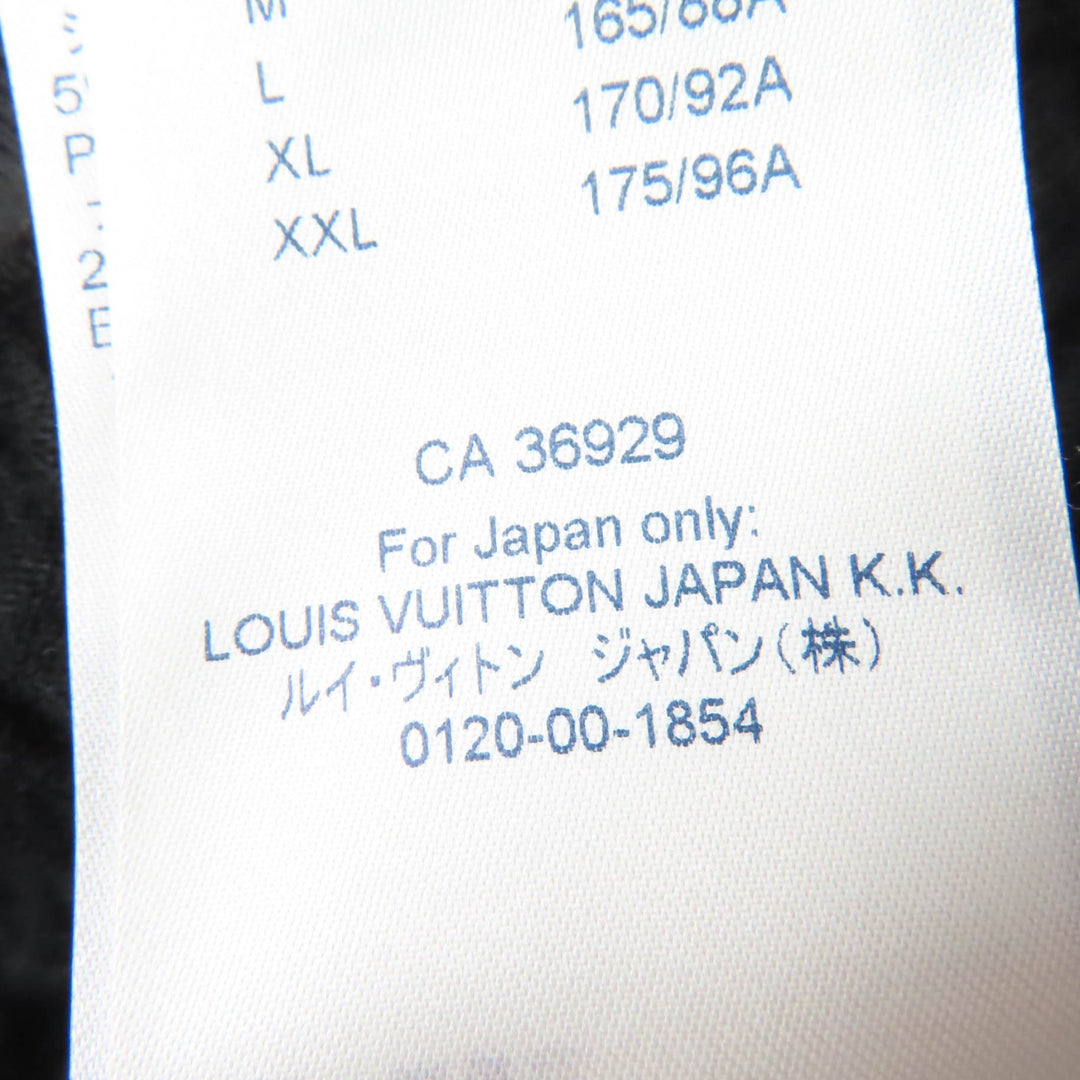 美品☆LOUIS VUITTON ルイヴィトン 19AW カシミヤ シルク混 フローラルプリント パフスリーブ 半袖ニット ブラックXS 正規品 レディース
