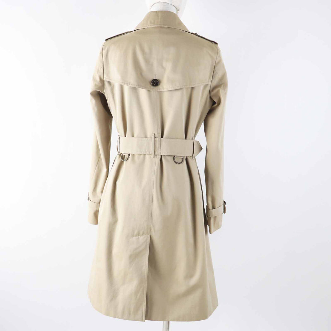 美品◎BURBERRY LONDON バーバリーロンドン B1A89-630-51 コットン ライナー付き トレンチコート ベージュ 36 日本製 正規品 レディース