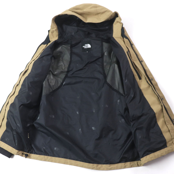 美品▼ザ・ノースフェイス NP62236 Mountain Light Jacket GORE-TEX フード付き ロゴ刺繍 WZIPUP マウンテンパーカー M 正規品 メンズ