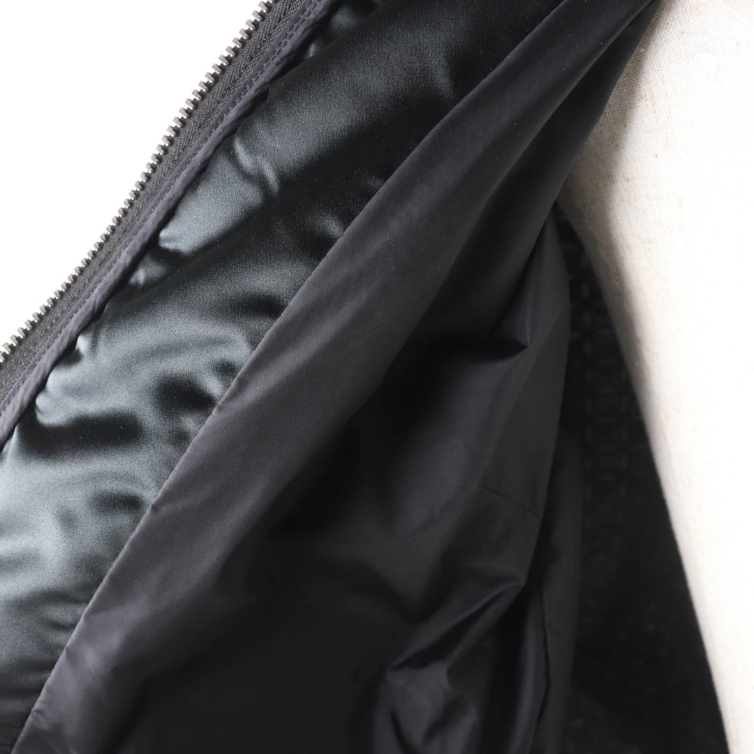 極美品★MONCLER モンクレール FIADONE ZIP UP レース ボンバージャケット ブルゾン アウター ブラック ベージュ 1 正規品 レディース