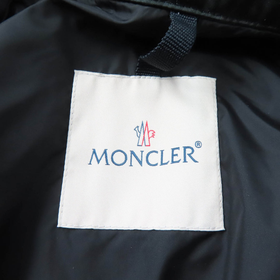 極美品★MONCLER モンクレール FIADONE ZIP UP レース ボンバージャケット ブルゾン アウター ブラック ベージュ 1 正規品 レディース
