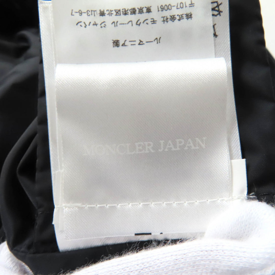 極美品★MONCLER モンクレール FIADONE ZIP UP レース ボンバージャケット ブルゾン アウター ブラック ベージュ 1 正規品 レディース