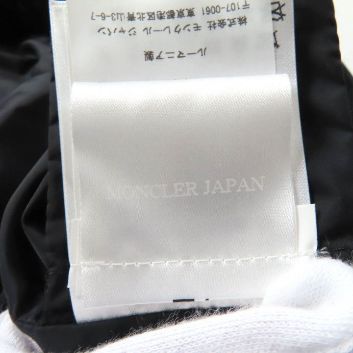 極美品★MONCLER モンクレール FIADONE ZIP UP レース ボンバージャケット ブルゾン アウター ブラック ベージュ 1 正規品 レディース