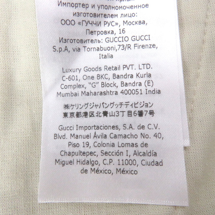 未使用品□GUCCI グッチ 21AW 653360 タータンチェック ダブル トラウザーズ ウールパンツ グリーン系 46 ハンガー付 イタリア製 正規品