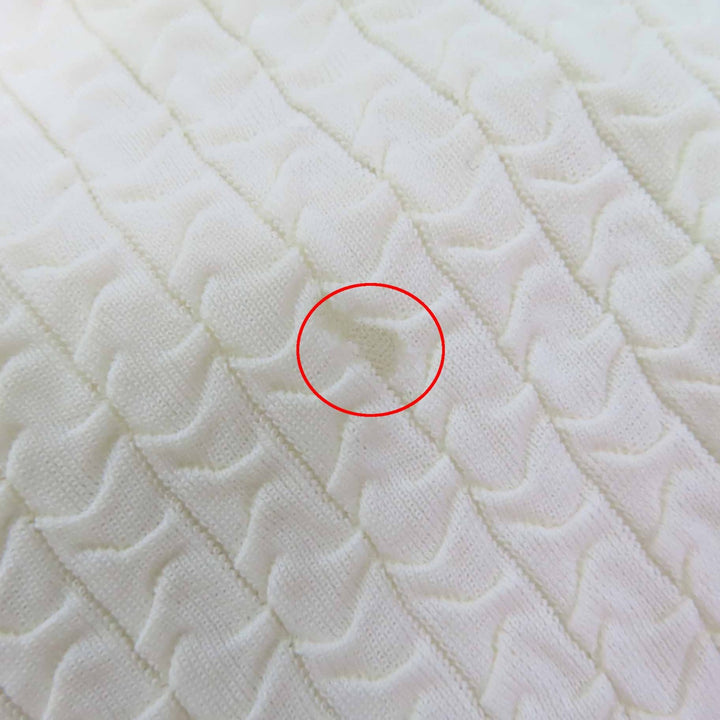 良品◎COMME des GARCONS コムデギャルソン ヴィンテージ 80-90AWアーカイブ GB-11019M 透かしデザイン ドルマンスリーブ ニット 白 M