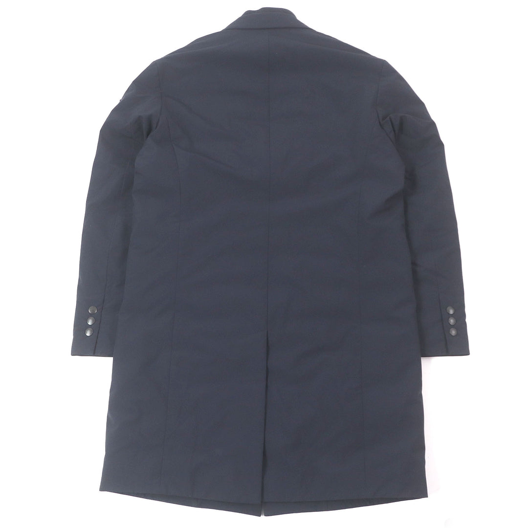 美品□MONCLER モンクレール 21-22AW PALLU GIUBBOTTO ドッキングデザイン ダウンコート ネイビー 1 ハンガー付き イタリア製 正規品