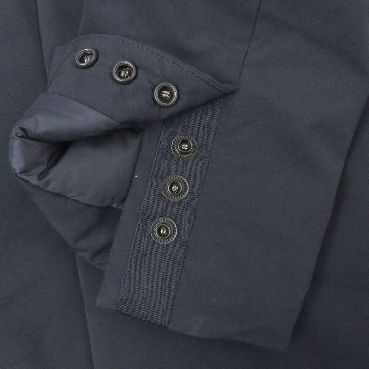美品□MONCLER モンクレール 21-22AW PALLU GIUBBOTTO ドッキングデザイン ダウンコート ネイビー 1 ハンガー付き イタリア製 正規品