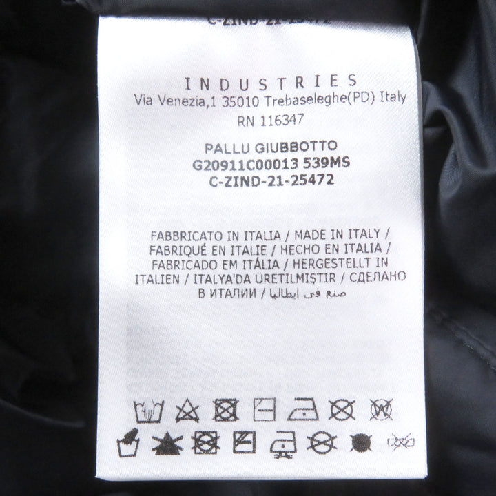 美品□MONCLER モンクレール 21-22AW PALLU GIUBBOTTO ドッキングデザイン ダウンコート ネイビー 1 ハンガー付き イタリア製 正規品