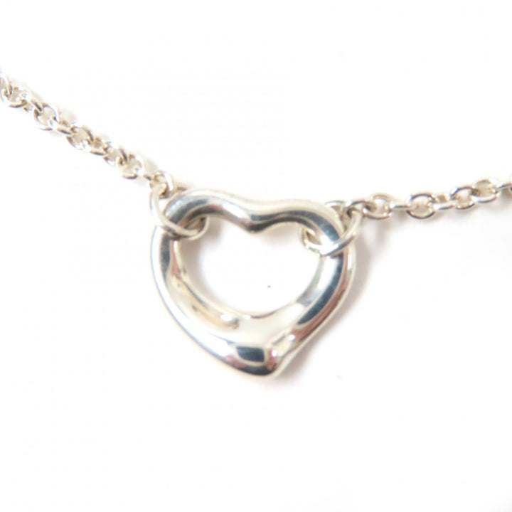 美品☆TIFFANY&amp;Co. ティファニー オープンハート 5P ブレスレット アクセサリー SV925 シルバー 箱・保存袋付き 重量4.4g レディース