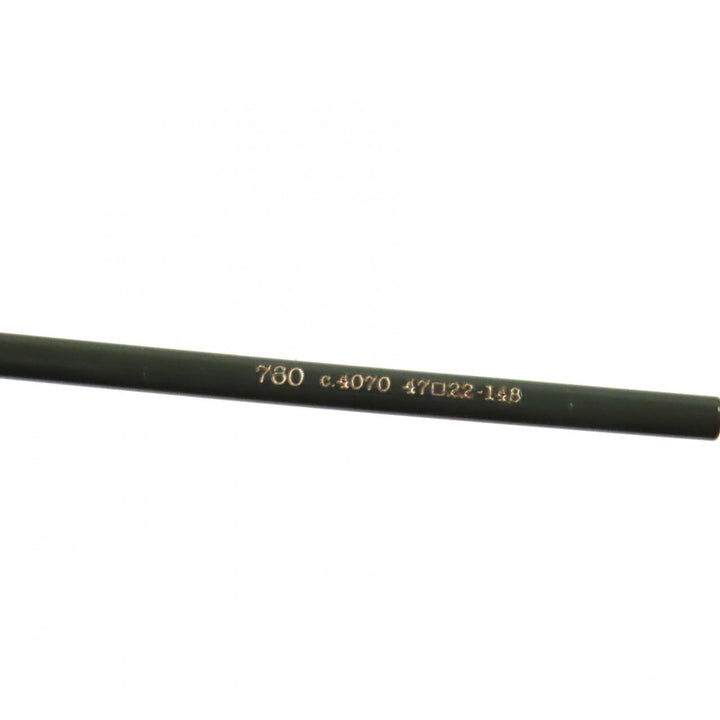 極美品▼EYEVAN アイヴァン 7285 760 ボストン アイウェア サングラス グリーン シルバー 47□22-148 ケース付き 日本製 メンズ