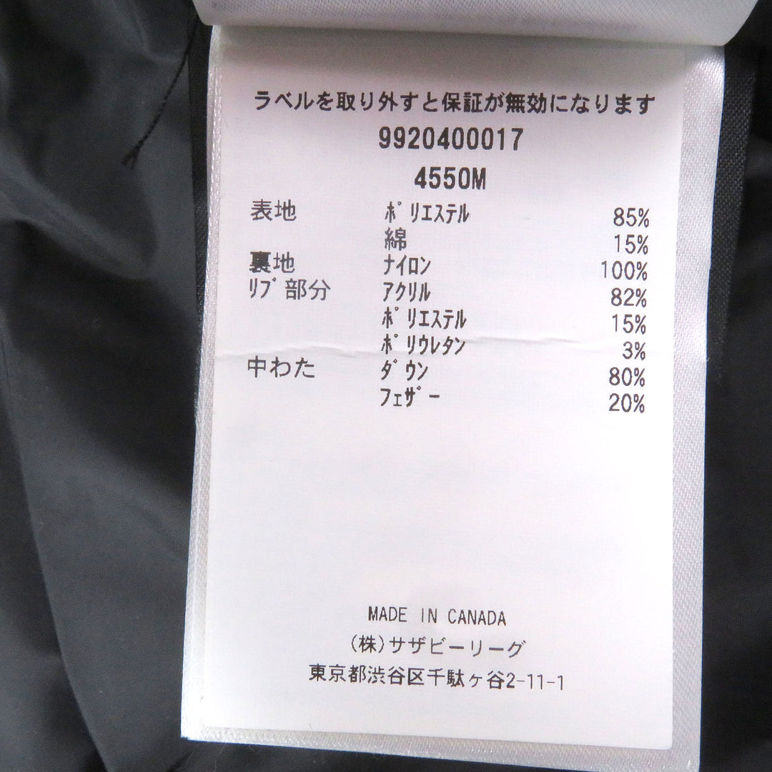 美品□CANADA GOOSE カナダグース 4550M MAITLAND PARKA カモフラ ロゴワッペン ダウンジャケット グリーン S カナダ製 正規品 メンズ