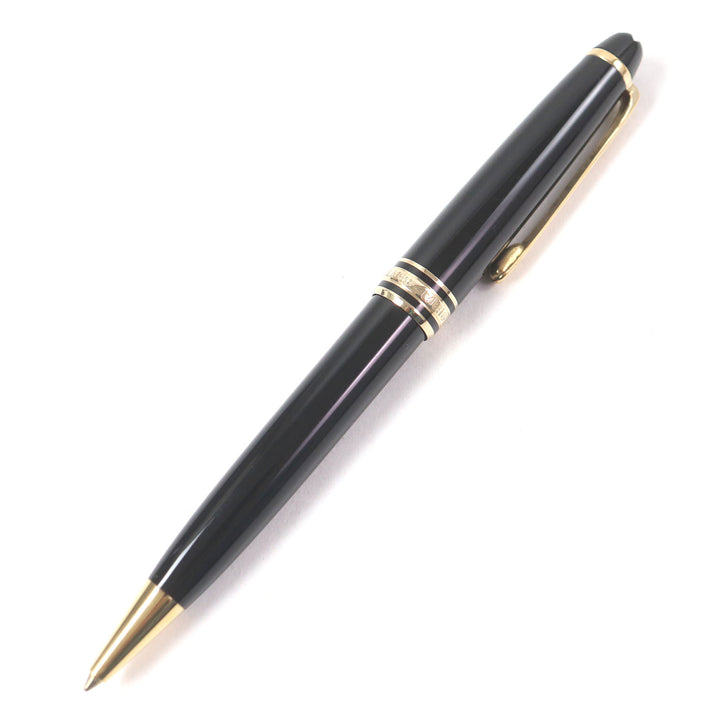美品□MONTBLANC モンブラン マイスターシュテュック クラシック ツイスト式 ボールペン ブラック ゴールド ドイツ製 メンズ 筆記確認済