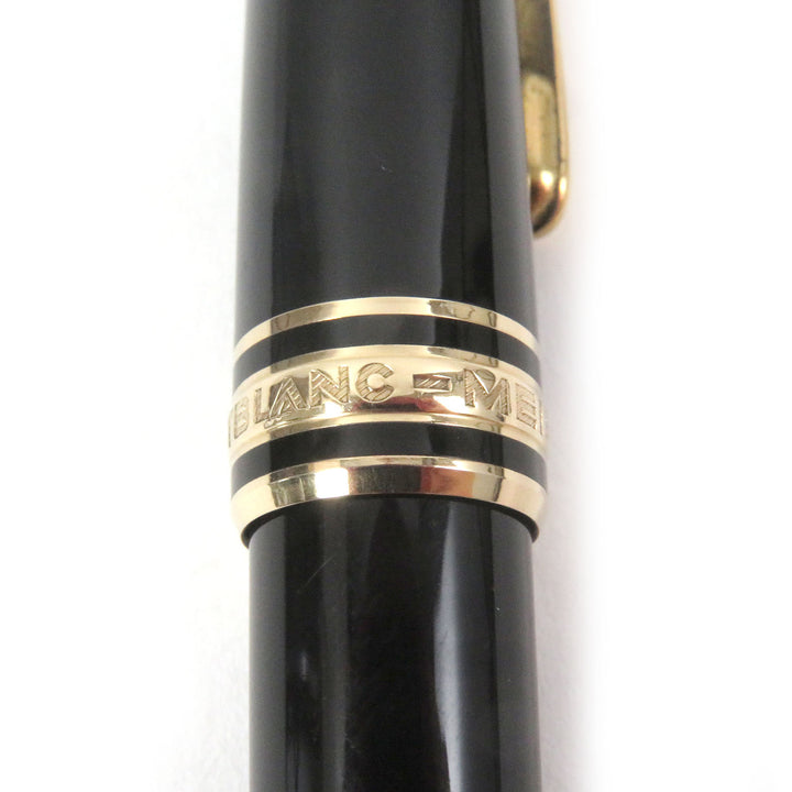 美品□MONTBLANC モンブラン マイスターシュテュック クラシック ツイスト式 ボールペン ブラック ゴールド ドイツ製 メンズ 筆記確認済