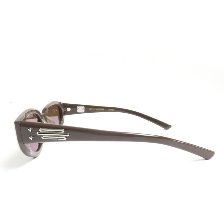 極美品☆GENTLE MONSTER ジェントルモンスター Jennie-Fish Tail BR3 ジェニーコラボ フィッシュテール サングラス ブラウン 53□22148