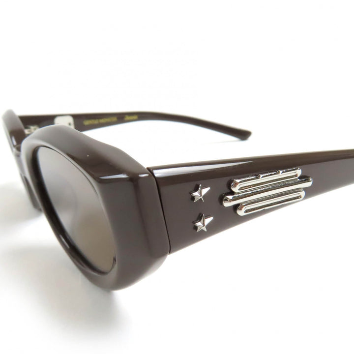 極美品☆GENTLE MONSTER ジェントルモンスター Jennie-Fish Tail BR3 ジェニーコラボ フィッシュテール サングラス ブラウン 53□22148